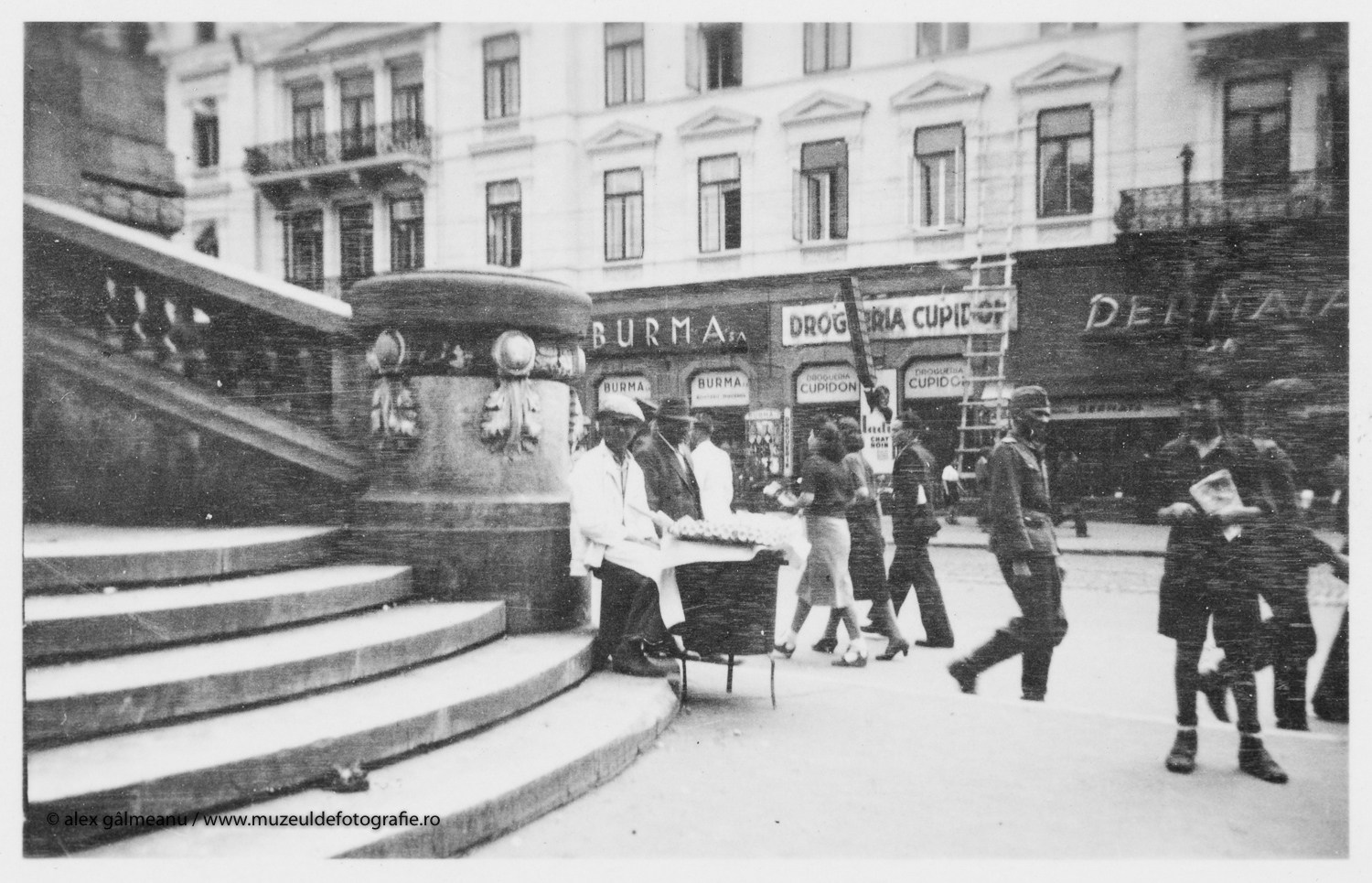 Illuminate Squire Asser Bucuresti 1941 – Cercul Militar, Bulevardul Elisabeta , Hotel Bulevard -  Bucurestii Vechi si Noi